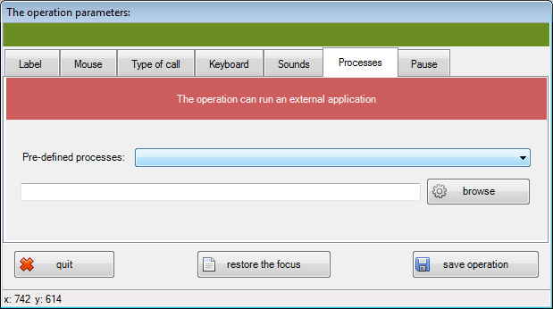 Clicker - add operation/action step 6