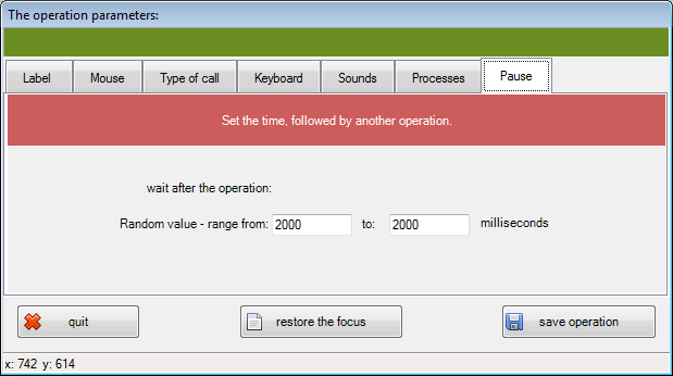 Clicker - add operation/action step 7